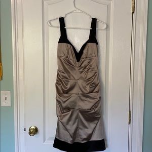 Black and Tan Dress